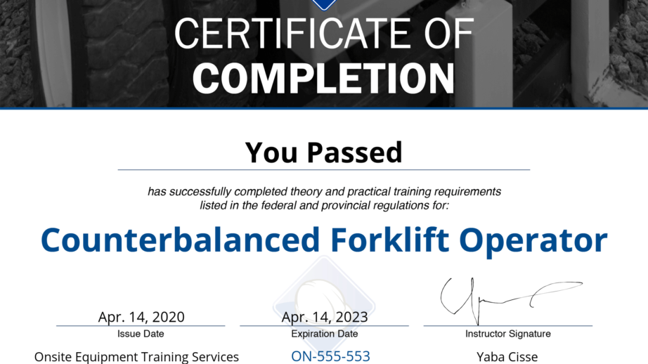 certificate example certificate example