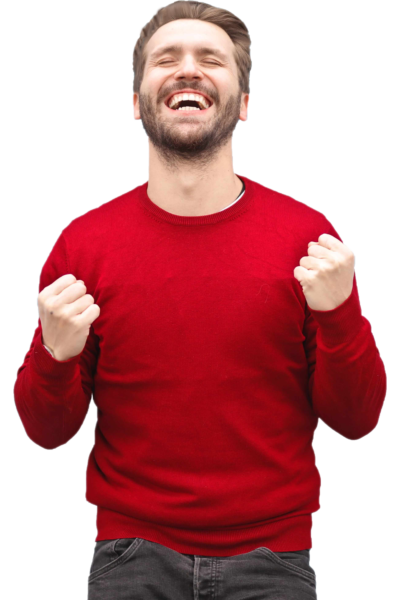 happy man transparent